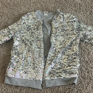Sequence lined jacket! Size L 10-12.